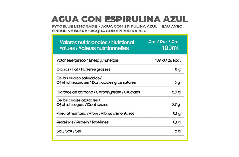 agua espirulina nutricional