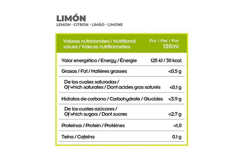 Kombucha limon nutricional
