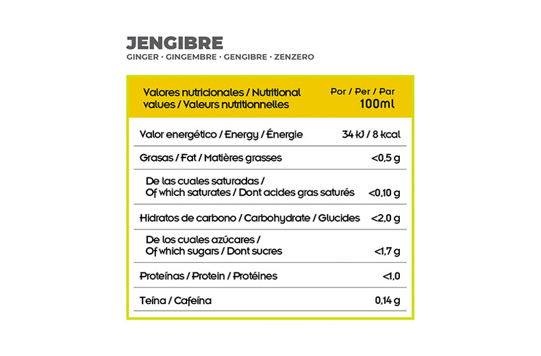 Kombucha jengibre nutricional
